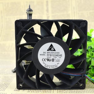 FFB1224EHE 12038 12CM 120mm DC 24V 1.50A PWM 냉각 팬 속도 제어 폭풍풍 120*120*38mm 델타용