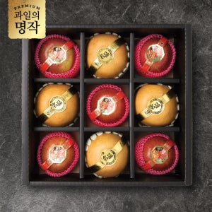 명가일품 [과일의명작] 행복 과일선물세트 3.5kg(사과5과+배4과)