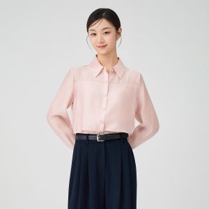 [JJ지고트] 시폰 레이어 크롭 블라우스 (PINK) GS9M0BL911