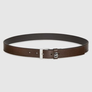 [구찌] GUCCI 스퀘어 버클 가죽 벨트
