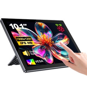 UPERFECT 10.1인치 라즈베리파이 HDMI Type-C 터치 스크린 휴대용 모니터 1920*1200 LCD 디스플레이 라즈베리파이 4 4B 3B+ A+ 마더보드용