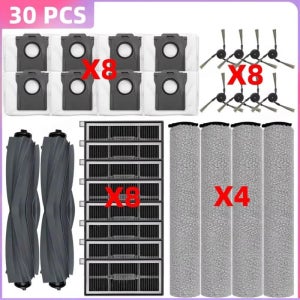 YCOC-Fit For MOVA S70 롤러, 트리컷 사이드 브러시 필터 롤러