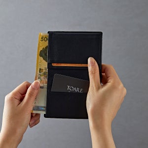 리얼 파이톤 명함지갑 지폐수납 가능한 뱀피 카드지갑 생일선물, TOARE토아르