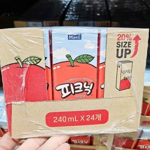 (에이알비티) 피크닉 사과 240ml x 24입 b67864 (29267869)