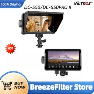 VILTROX DC-550/DC-550PRO II 프로페셔널 카메라 스튜디오 모니터 5.5인치 4K 30Hz HDMI 터치스크린 LUT 1920x1080 감독 모니터