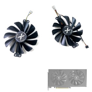 쿨링 팬 CF1010U12S FDC10U12S9-C SWFT 210 RX6600 6600XT 그래픽 카드 팬 XFX 라데온 RX 6600 XT 게이밍 비디오 카드 팬용