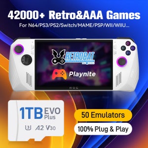 Rog Ally/Rog Ally X/Win Handheld/PC용 1TB 게임 카드(42000개 이상의 게임 포함) N64/Switch/PS3/PS2/PS1용 Retrobat&Pl