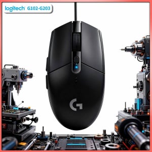 로지텍 G102 게이밍 마우스 8000 DPI HERO 센서 1000Hz 폴링 인체공학적 그립, 프로 및 아마추어 게이머용