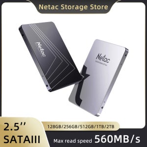 Netac 2.5인치 SATA SSD 4TB 하드 드라이브 SATAIII SSD 2TB 1TB 512GB 솔리드 스테이트 디스크 256GB 128GB SATA3 HD AHCI