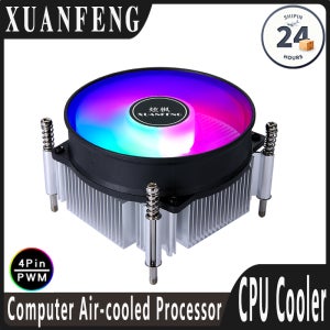 구리 코어/알루미늄 코어 라디에이터 프로세서 PC 쿨러 X79 X99 CPU 팬 4핀/PWM 쿨러 공랭식 설치 LGA2011 2066 E5