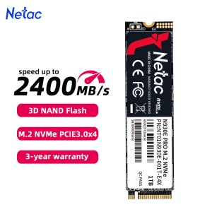 Netac NVMe SSD M.2 1TB 512GB 128GB 디스크 HDD M.2 2280 PCIe 3.0 X4 SSD 솔리드 스테이트 드라이브 내장 하드 드라이브 (노트북/데스