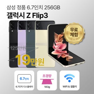 [사은품/무료증정]삼성 갤럭시 Z 플립3 256GB 6.7인치