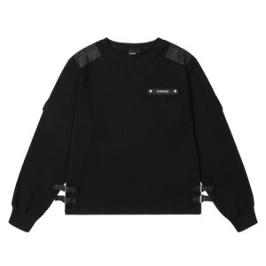 [아캄] Waffle Aviator Long Sleeve (Black) AK26TOP72BK