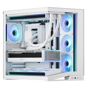 아이구주 VENTI P700 BTF (화이트) ATX 컴퓨터 미들 케이스  1개  단일모델