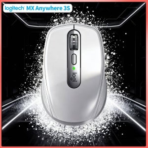 최고급 MX Anywhere 3S - 8K DPI 센서, 멀티 디바이스 동기화, 무소음 클릭, 애완동물 축제 백오피스룸에 적합