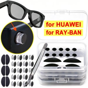 빛 차단 스티커 레이밴용 스마트 AI 안경 쉐이딩 패치 LED 라이트 쉐이딩 패치 노즈 패드 화웨이/레이밴용 핀셋