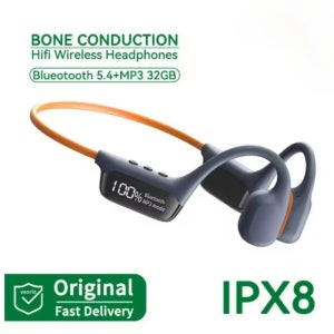 SONY S10 블루투스 5.4 골전도 무선 헤드폰 30미터 깊이 IPX8 방수 수영 헤드셋 32GB RAM MP3 플레이어