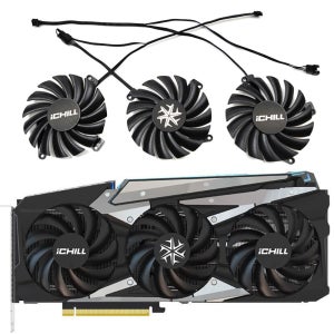 3팬/1SET CF-12915S RTX 3080 3070 ICHILL X4 GPU 팬, INNO3D RTX 3080, RTX 3080 TI, RTX 3090 iCHILL X4 비디