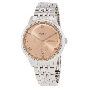 오메가 드 빌 자동 핑크 다이얼 남성 시계 434 10 41 21 001 오토매틱 De Ville Automatic Pink Dial Men s Watch 143775804