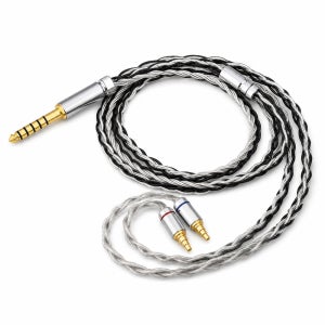 젠하이저용 IE40 PRO 업그레이드 케이블, 16코어 은도금 OCC 1.2m 교체용 와이어, 2.5/4.4mm BAL, 3.5mm SE 마이크 옵션