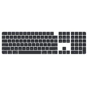 Apple iMac 24인치 매직 키보드(터치 ID 모델 A2520 2021 키보드 키 키캡)용 교체 키 캡&힌지