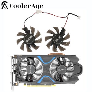Galax GeForce GTX 1050 1050Ti 1060 비디오 카드 팬용 새 GA82O2H GTX1050 GTX1050Ti GTX1060 그래픽 카드 교체 팬