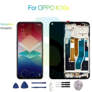 OPPO K10x 스크린 디스플레이 교체용 LCD 터치 디지타이저, 2412x1080 PGGM10 K10x