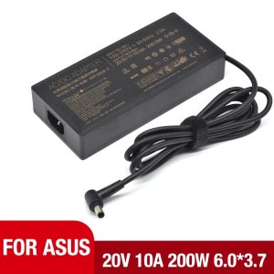 200W 20V 10A 6.0x3.7mm 노트북 충전기 어댑터 (ASUS ROG G15 GA503QM-HQ121R GA503Q TUF F15 FX516PR ADP-200JB D) 