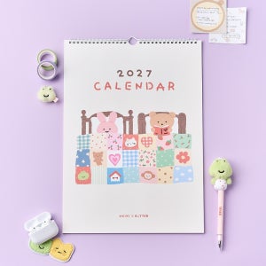 BT 오키키 2027 벽걸이 달력 A3