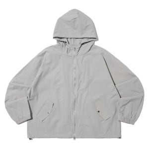 베이직 후드 야상 자켓 (그레이)