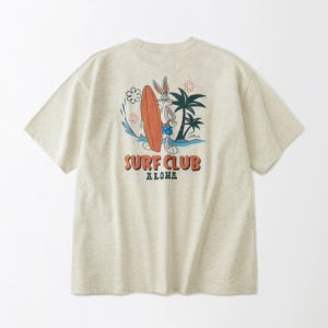 [아웃스탠딩] [LOONEY TUNES] HALF SLEEVE TEE(SURF CLUB)_1%OATMEAL OS26SSST351O
