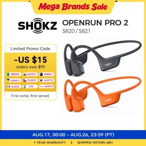 Shokz OpenRun Pro 2 S820 Pro 2 MINI S821 오픈형 이어폰 골전도 스포츠 헤드폰 블루투스 5.3 IP55 땀 방지