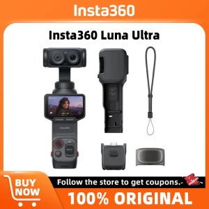 Insta360 Luna Ultra 2인치 OLED 터치스크린 1/1.3인치 프로급 망원 렌즈 3축 안정화 기능