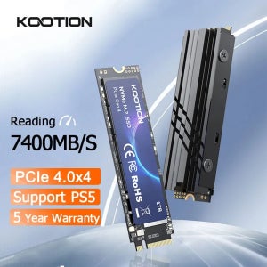 KOOTION X16 PS5 콘솔 M.2 SSD NVMe 2TB 1TB 512GB M2 SSD 디스크 M.2 PCIe4.0x4 2280 노트북 PC용 내부 솔리드 스테이트 드라이브