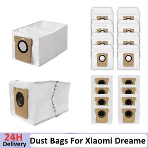 샤오미 X10/X10 Plus/X20/5 Pro/X20 Pro/M30S/M40, 드리미 L10 ultra/L20 ultra/L30 Ultra 로봇 청소기용 먼지 봉투 부품