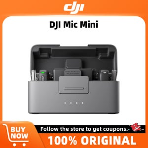 DJI 마이크 미니 무선 마이크로폰 고품질 오디오와 안정적인 전송, 2단계 액티브 노이즈 캔슬링, 소형