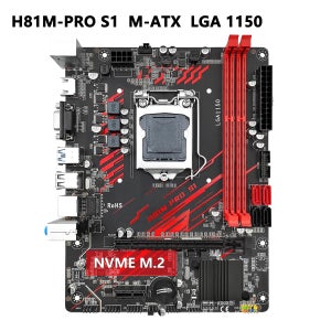 MACHINIST H81M PRO S1 마더보드 LGA 1150 마더보드 지원 펜티엄 코어 I3 I5 I7 4세대 프로세서 DDR3 RAM SATA3.0 USB3.0