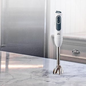 [롯데백화점] 브라운 핸드블렌더 스텐2종칼날 버튼식 멀티퀵3  MQ3135 LE1214747217