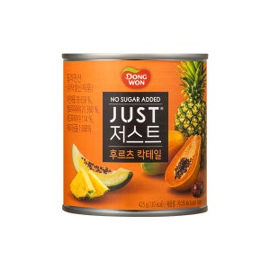 [D-Live] 동원 저스트 노슈가 후르츠칵테일 425gx5개