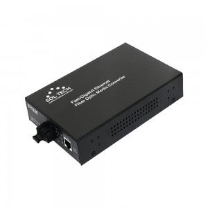 솔텍 SFC200-SCS/I 싱글모드 100Mbps 광컨버터(전원내장형)