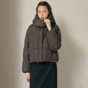 [JJ지고트] 후드 탈부착 크롭 덕 다운 점퍼 (BLACK) GRBP2PD411