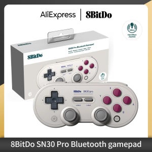 8Bitdo SN30 Pro 블루투스 무선 게임 컨트롤러 (홀 이펙트 탑재, 스위치 2, MacOS, 안드로이드, 라즈베리 파이, 윈도우, 스팀 덱 호환)