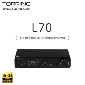 TOPPING L70 완전 밸런스드 헤드폰 앰프, Fever 데스크탑 헤드폰 앰프, 4코어 XLR 인터페이스 4.4
