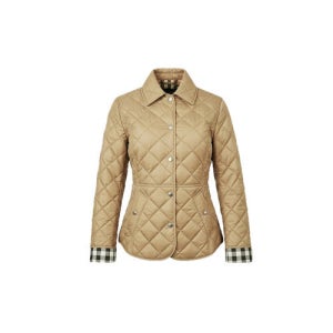 Burberry 버버리 다이아몬드 퀼팅 자켓 (카멜) (방송)