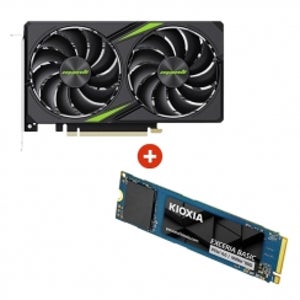 MANLI 지포스 RTX 5060 Nebula D7 8GB 인텍앤컴퍼니 + 키오시아 EXCERIA BASIC M.2 NVMe (1TB)