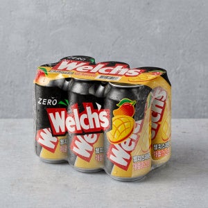[웰치스] 제로 애플망고 (355mL X 6개)