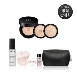 [롯데백화점] 헤라 [롯데 단독]블랙 쿠션 파운데이션 디럭스 SPF34/PA++ (본품 15g+리필15x2) LE1222220605