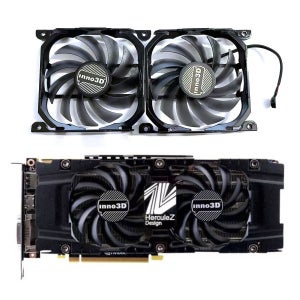Inno3d GeForce GTX 1070 1070TI 1080 1080 1080TI P104-100 Twin X2 교체용 그래픽 카드 GPU 팬용 새 쿨러 팬 CF-12915S