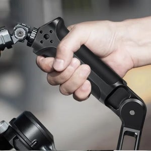 DJI RS5 RS4 RS3/Pro/Mini RCS 2 짐벌 스태빌라이저용 합금 슬링 핸들 그립(NATO 클램프 포함), 저각도 촬영을 위한 인체공학적 그립