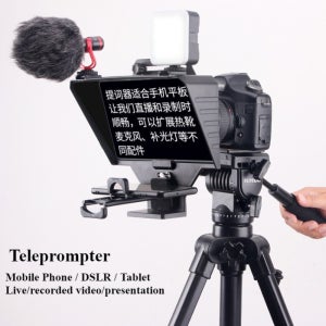 범용 텔레프롬프터, DSLR 카메라, 스마트폰 태블릿, 노트북 텔레프롬프터, 라이브 스트리밍 비디오 녹화